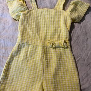 Janie and Jack Sunny Yellow Kids One Piece